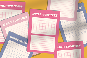 Daily Compass - Planner, a Stationery Template by Daily Studio