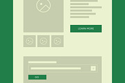 Fashion Wireframe UX Design Layout, a Wireframe Template by ContestDesign (Thumbnail 6 of 7)