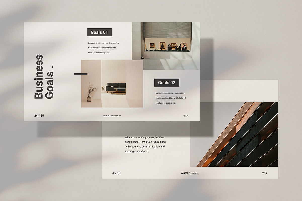 Vantec Pitch Deck - Powerpoint, a Presentation Template by Surotype (Photo 2 of 10)