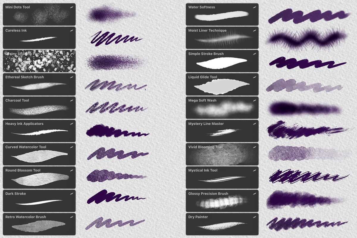 62 Cute Paing Studio For Procreate, a Brush Add-On by Nuclear Brushes (Photo 7 of 8)