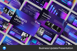 Business Update Keynote Templates, a Presentation Template by Fit-tee
