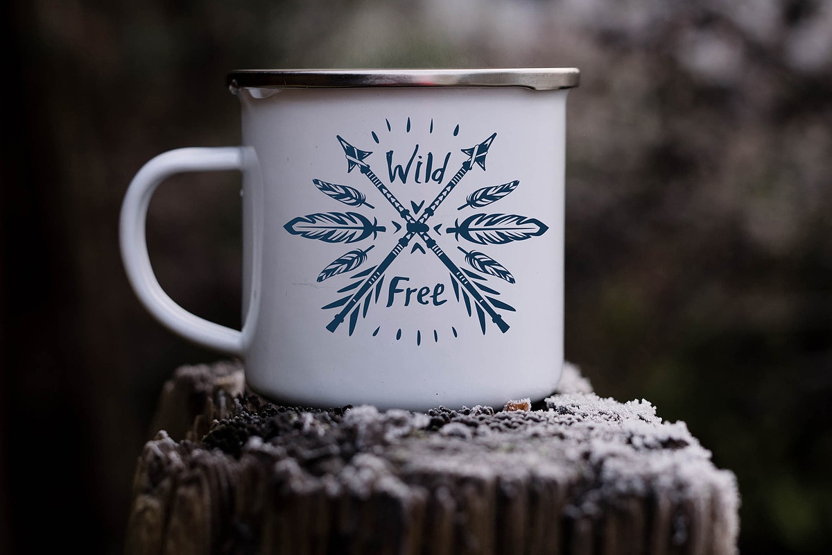 Wild & Free Quotes, a Decorative Illustration by ViktoriaARTprint (Photo 7 of 8)