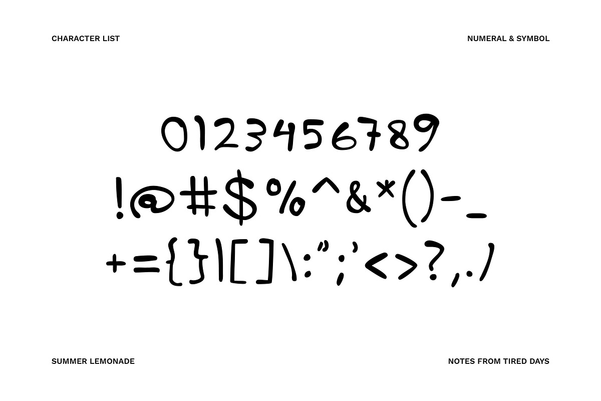 Summer Lemonade - Handwritten Charm, a Handwritten Font by Versetype (Photo 5 of 18)