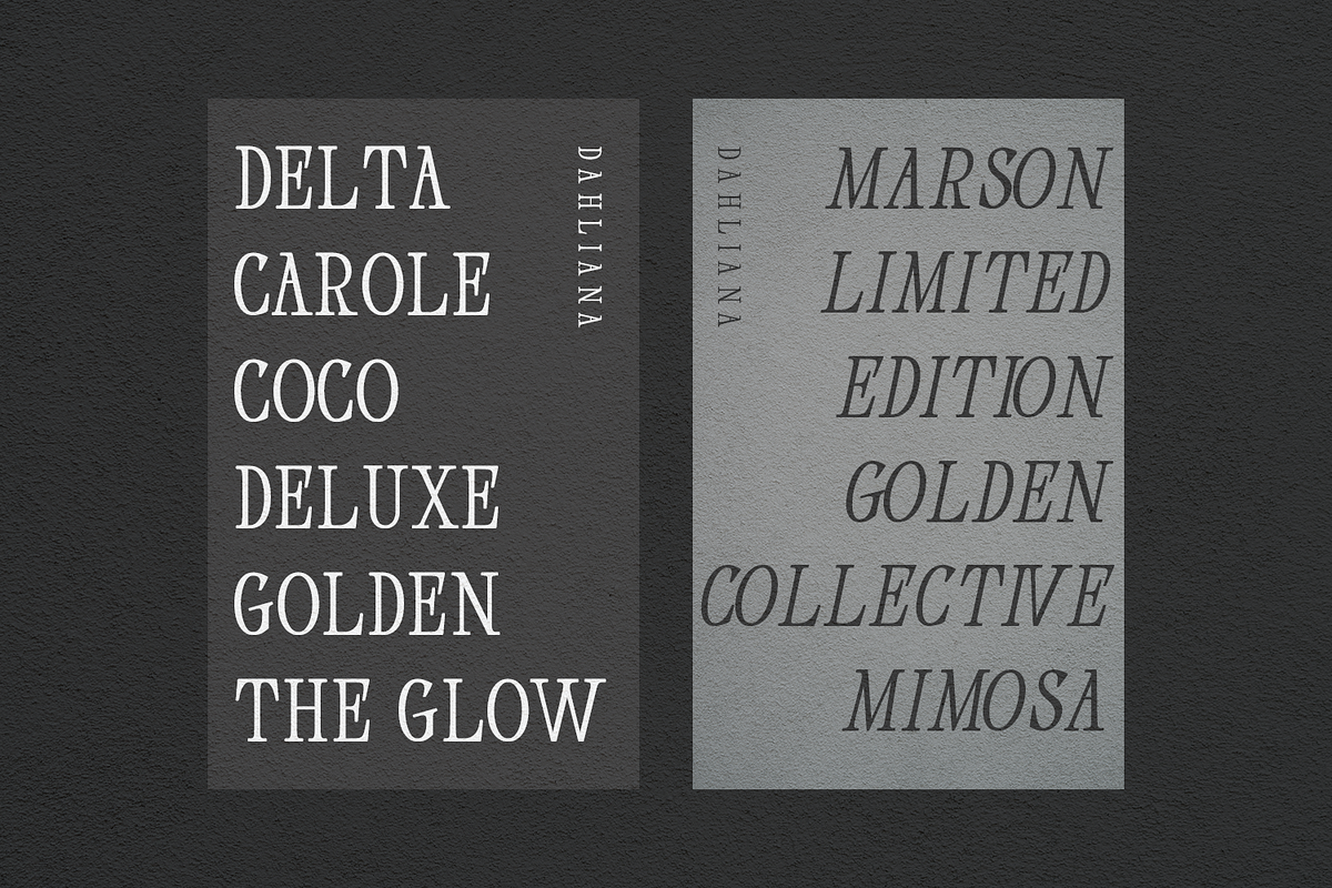 Dahliana Serif classic Old Style, a Serif Font by LuhopCreative (Photo 2 of 6)