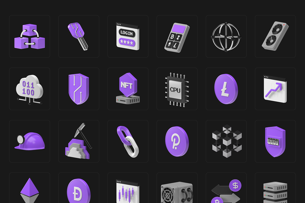 Crypto 3D icons, an Icon by Goicons (Photo 6 of 7)