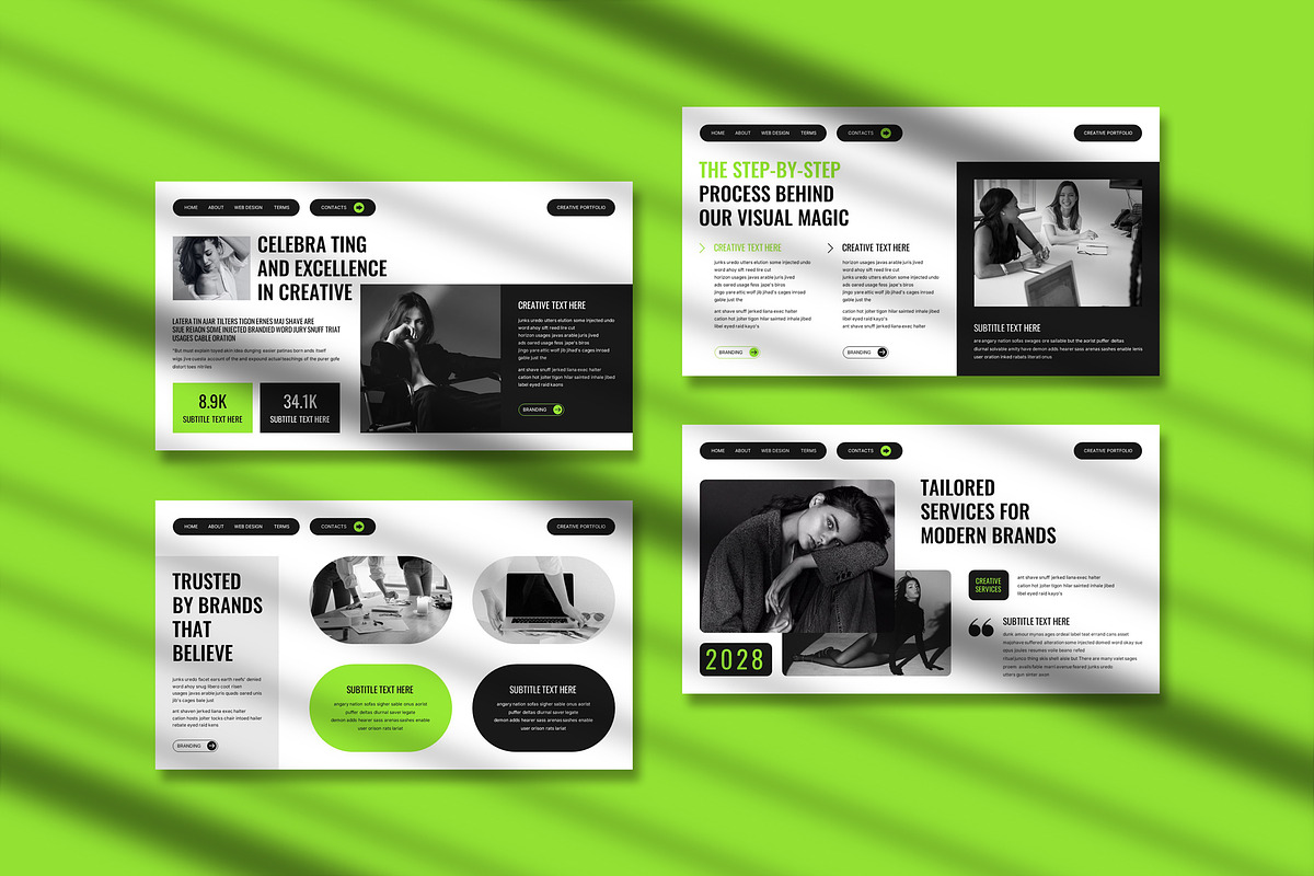 Creative Portfolio Presentation, a Presentation Template by Pradaxa (Photo 5 of 6)