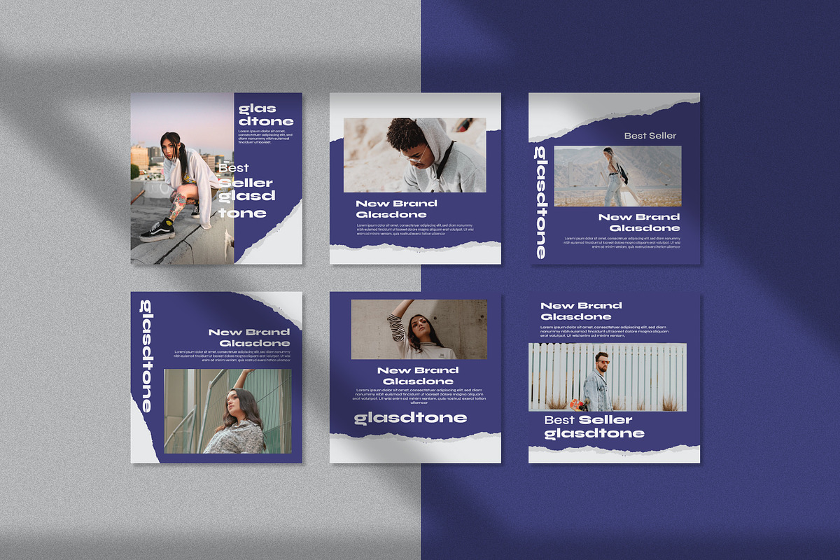 Glasdtone Instagram Template, a Social Media Template by Compaq_Creative (Photo 9 of 10)