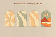 Autumn Vibes vector clipart, an Object Graphic by Nadezhda Mikhailova (Thumbnail 4 of 12)