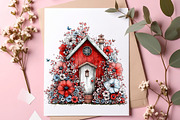 Whimsical spring clipart bundle, an Illustration by SinaCreation (Thumbnail 9 of 11)