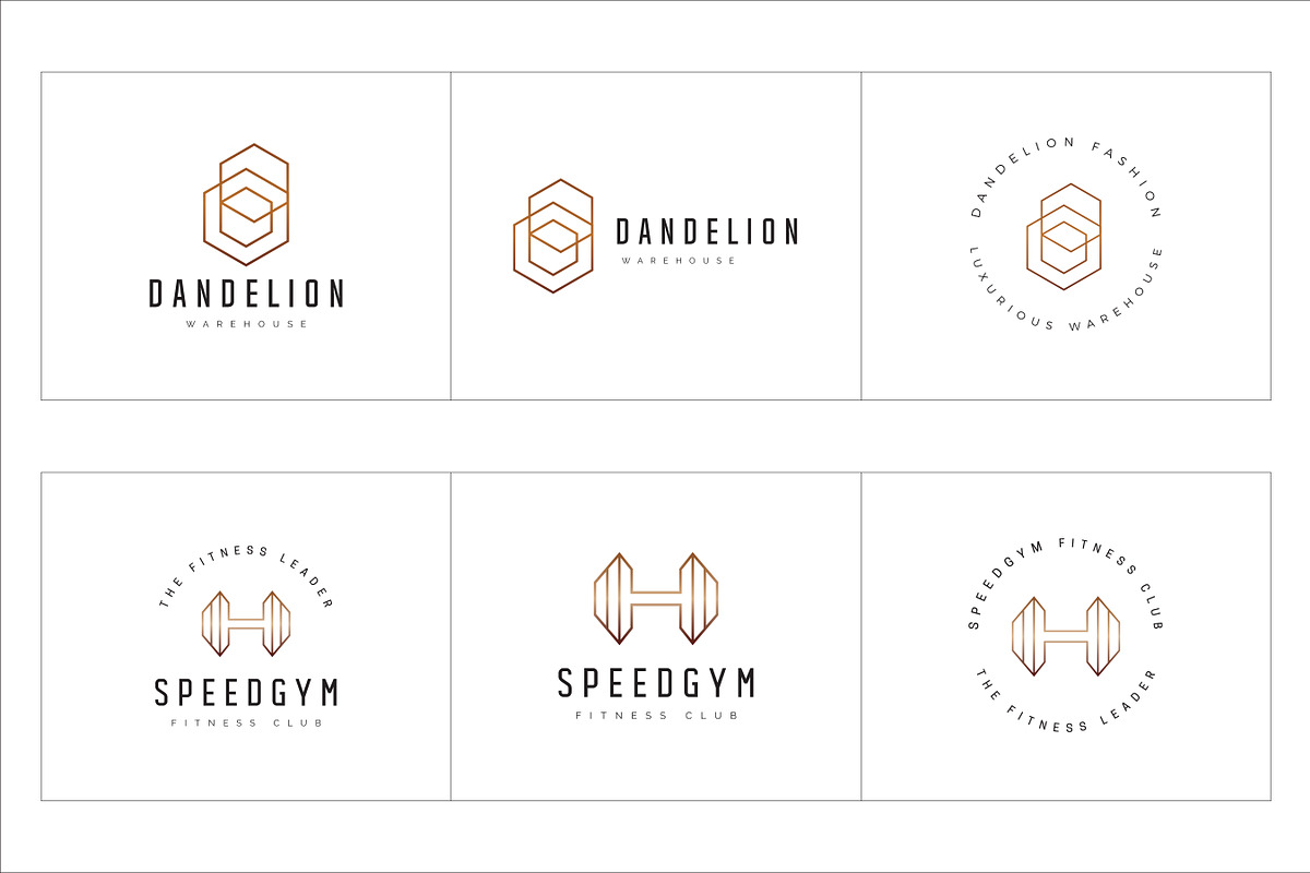 300 Geometric Premade Logo Bundle, a Branding & Logo Template by XpertgraphicD (Photo 15 of 63)