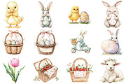 Whimsy Easter, Spring Illustrations, an Illustration by DreamCafeArt (Thumbnail 3 of 8)