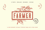 The Farmer Font - Condensed Typeface, a Sans Serif Font by Kaligra.co (Thumbnail 1 of 10)