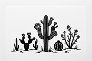 60 Desert Cactus Floral Silhouette, a Seasonal Illustration by Amazin_art (Thumbnail 9 of 34)