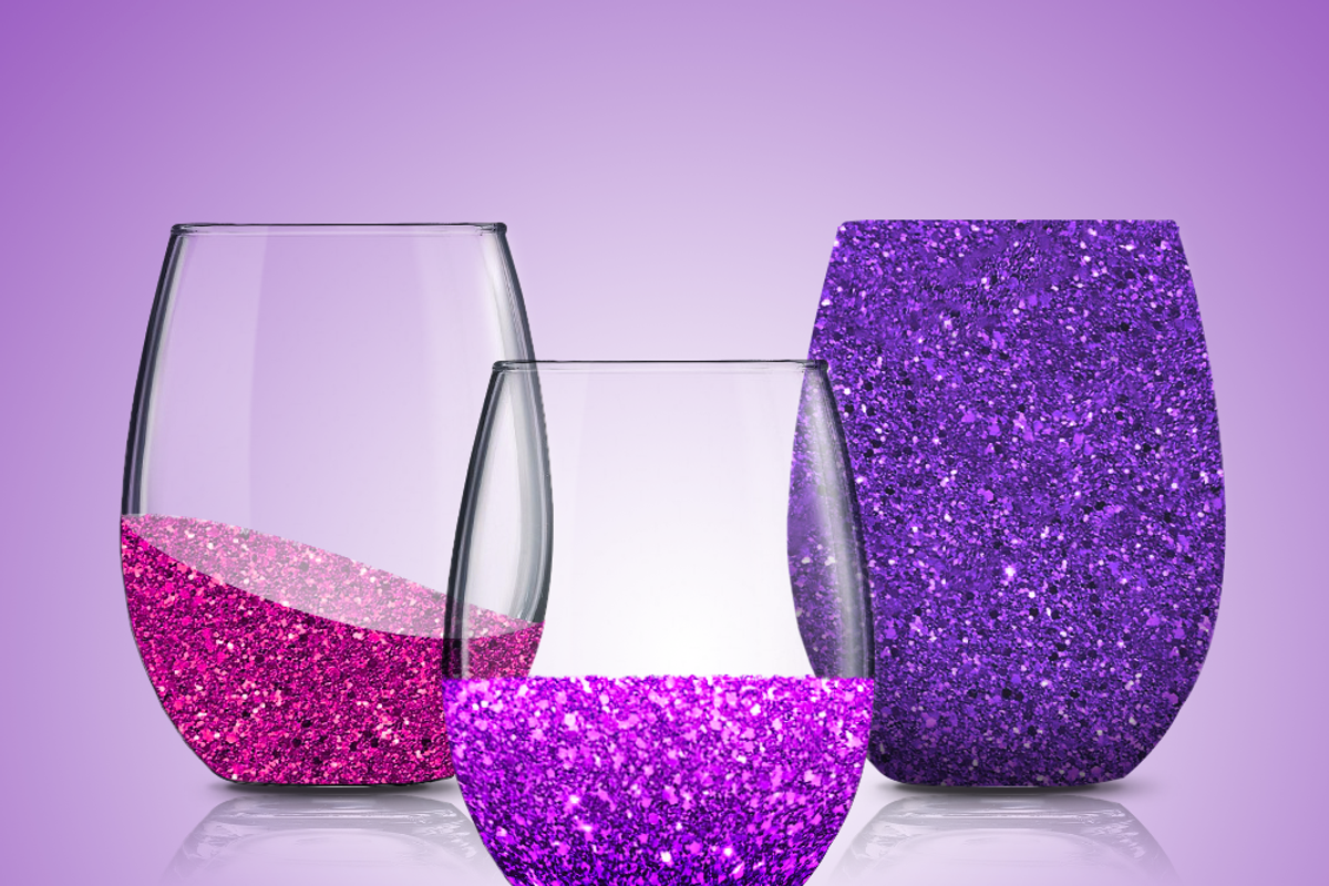 Stemless Wineglass Mockup & Glitter, a Product Mockup by SarahDesign (Photo 11 of 12)