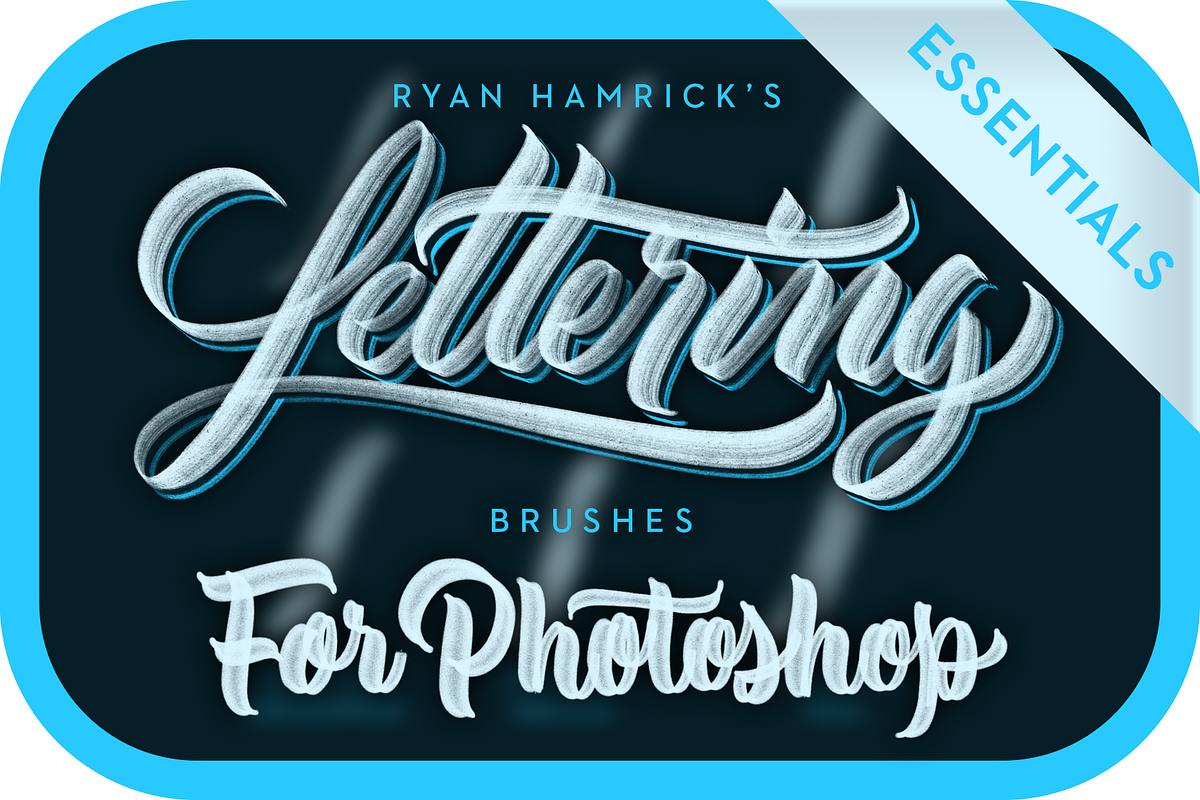 PS Lettering Brushes (Essentials), a Brush Add-On by Ryan Hamrick (Photo 1 of 3)