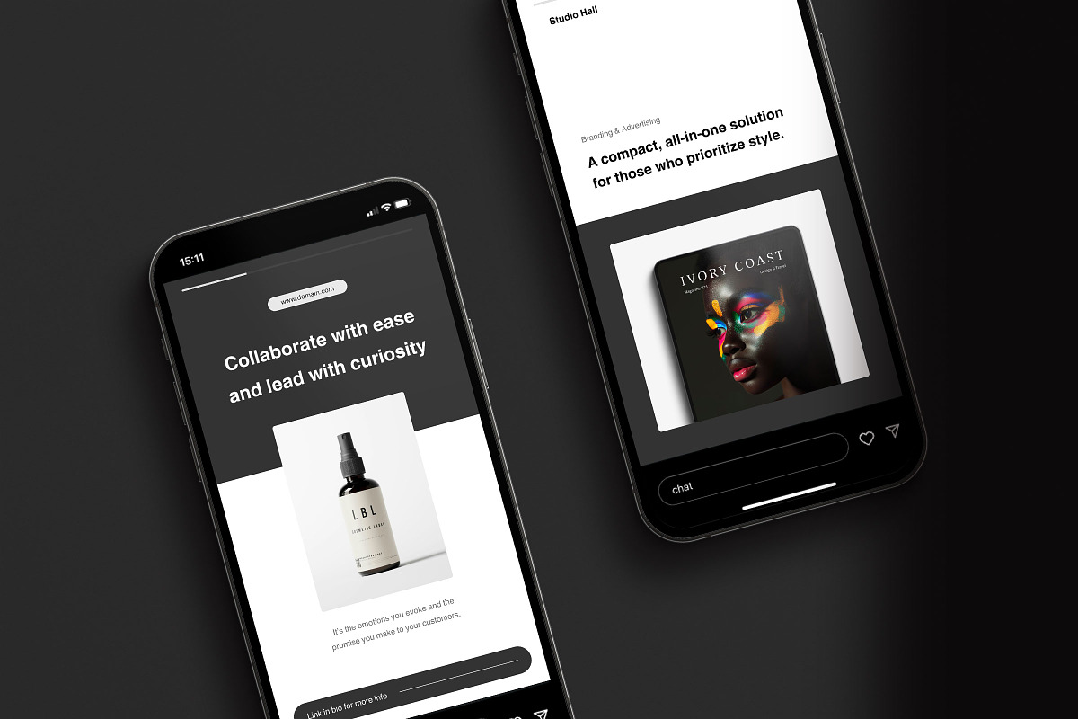 Studio Hall Social Media Kit, a Social Media Template by Ruben Stom (Photo 2 of 20)