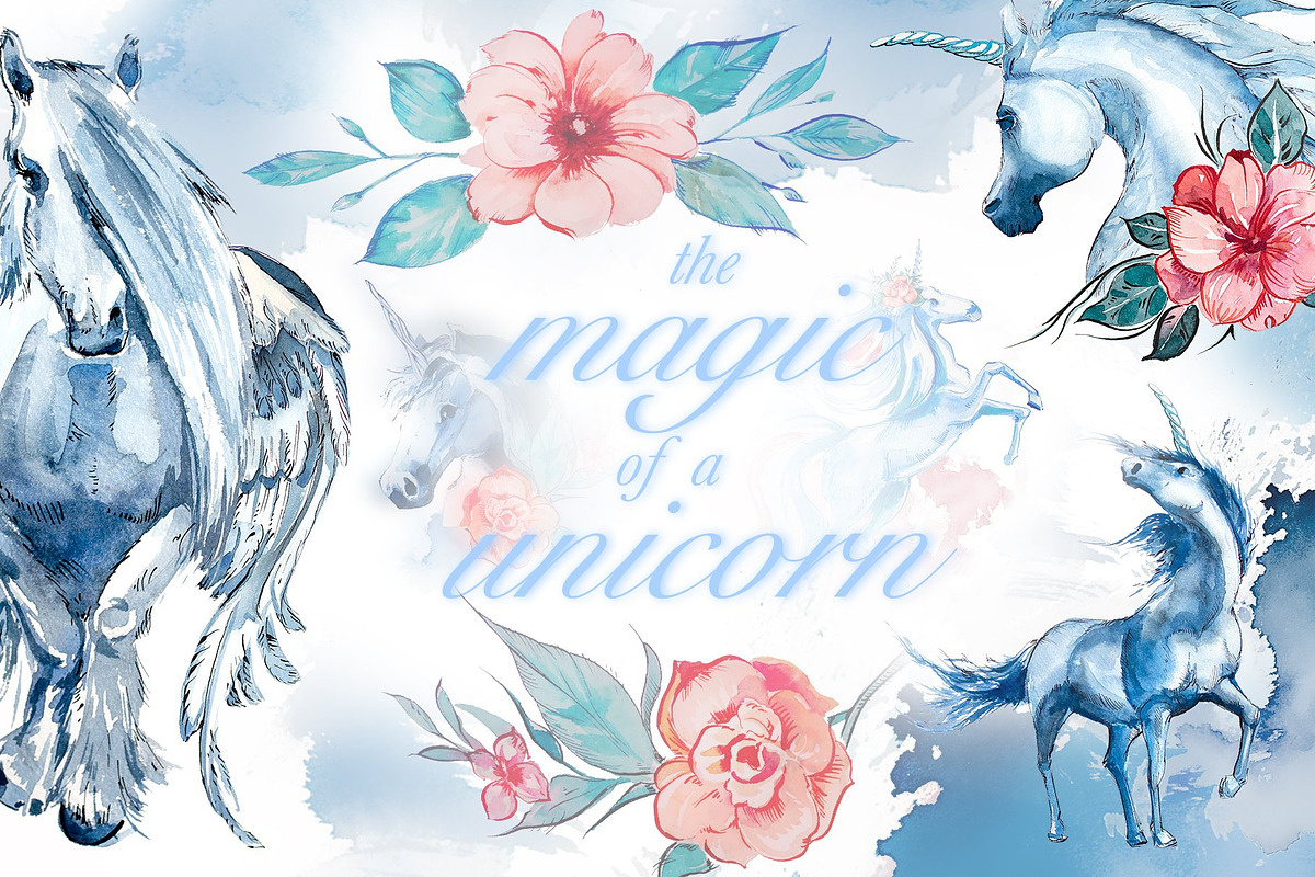 Watercolor Fantasy Clipart Bundle, a Person Illustration by ArtCreationsDesign (Photo 14 of 22)