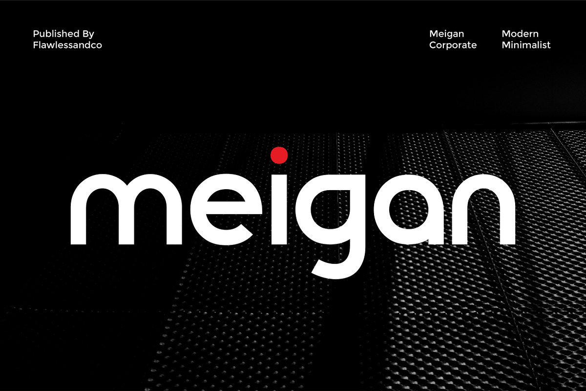 Meigan - Modern Corporate Sans Font, a Sans Serif Font by Flawless And Co (Photo 1 of 10)