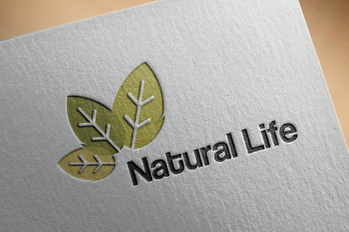 4 Natural Life Green Leaf Logo, a Branding & Logo Template by jongcreative