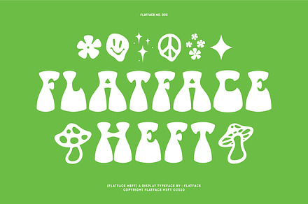 Flatface Heft, a Symbol Font by Flatface
