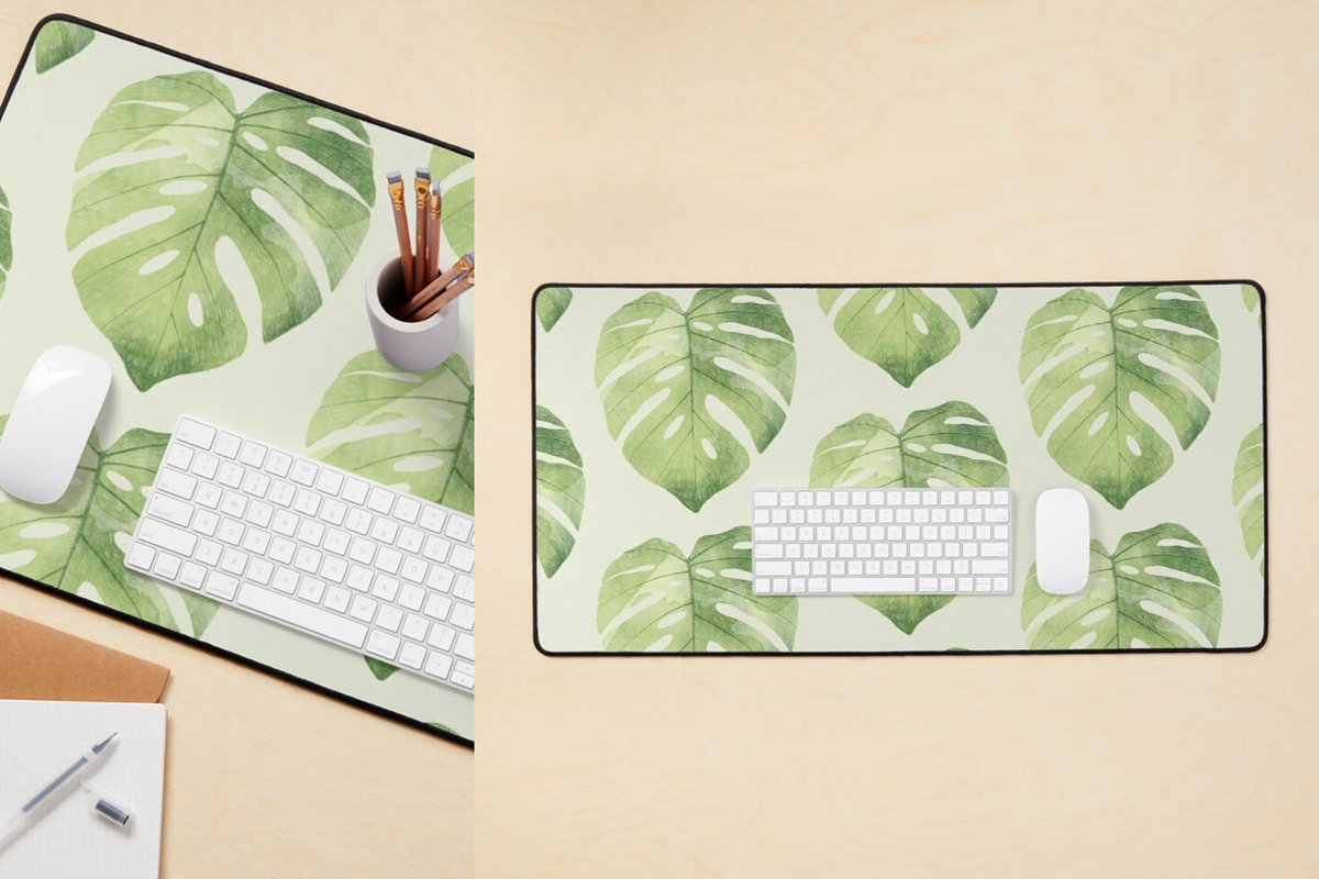 4 Monstera Botanical Illustrations, an Object Graphic by Helga Wigandt (Photo 4 of 5)