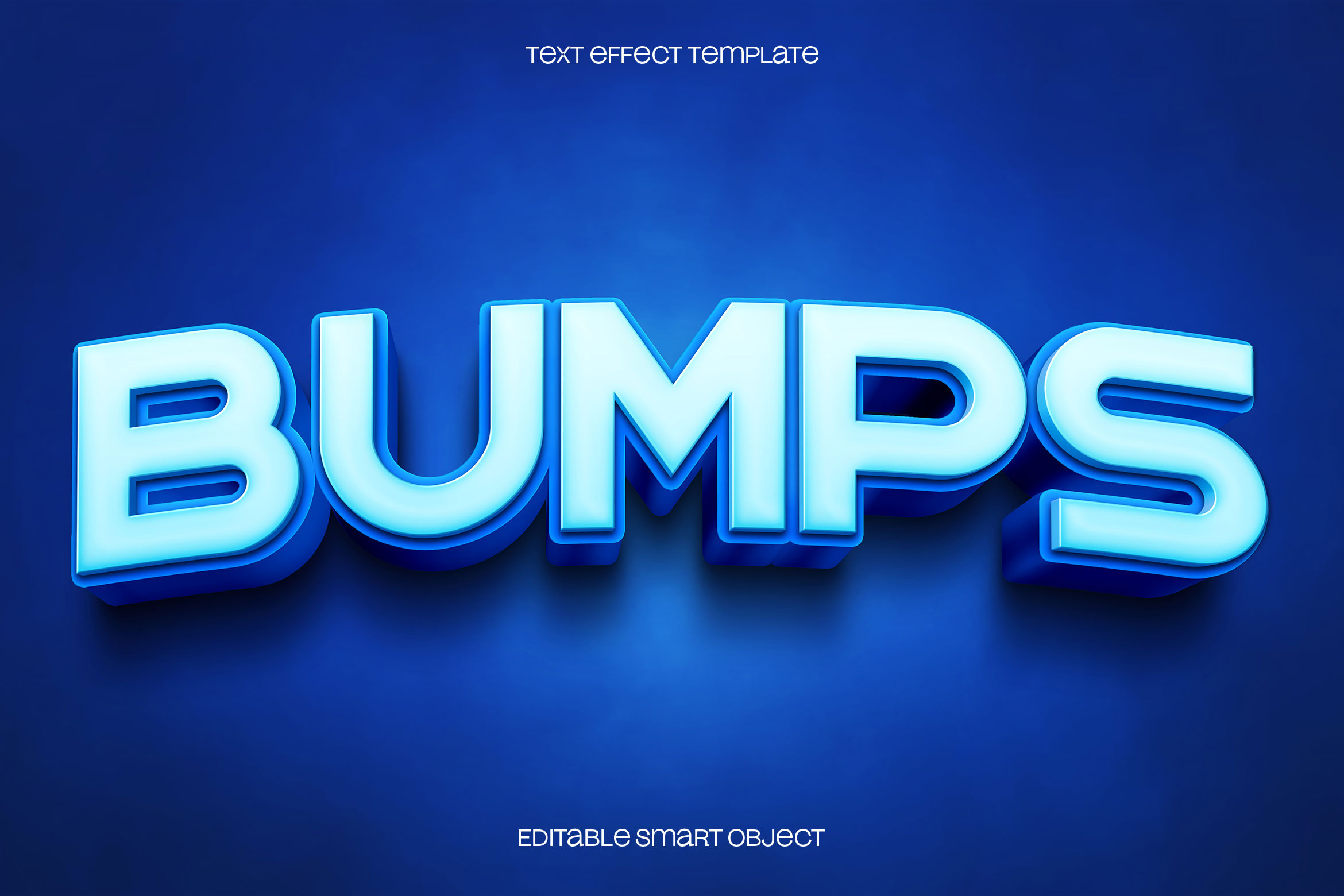 Bumps Text Effect, a Layer Style Add-On by dokudokunomi