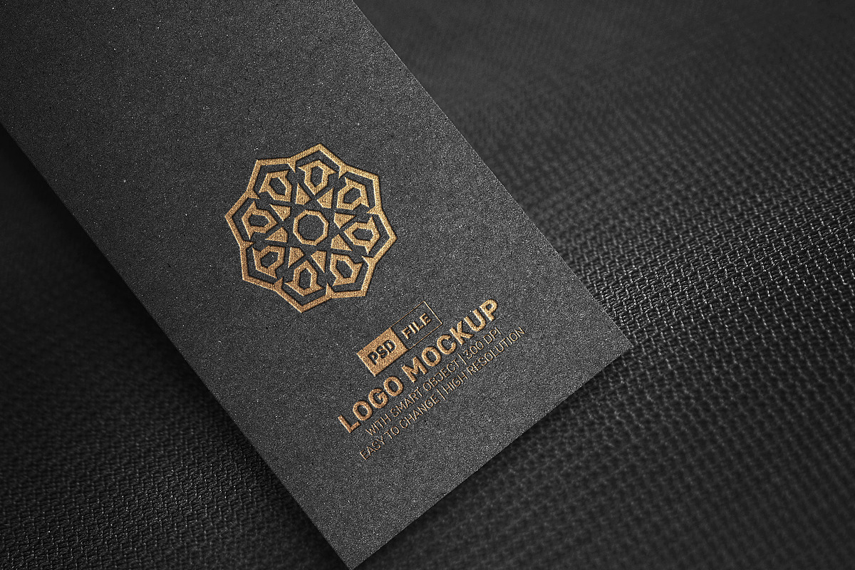 Paper Logo Mockup, a Product Mockup by Modaldesain