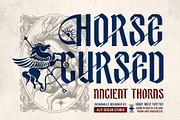 Bright Horse Typeface, a Blackletter Font by alit design (Thumbnail 8 of 17)