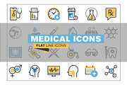 Medical icons, an Outline Icon by PureSolution (Thumbnail 1 of 2)