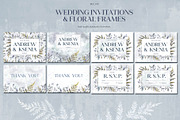 Floral wedding cards set, an Invitation Template by Anastasia Koba (Thumbnail 4 of 8)