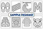 Eid Mubarak Dot Marker Activity Book, a Seasonal Illustration by Craftsbeefy (Thumbnail 2 of 4)