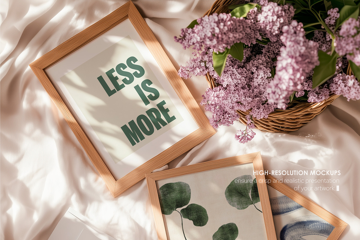 LILAC MORNING | Frame mockup set, a Household Mockup by SCHÉRI (Photo 10 of 17)