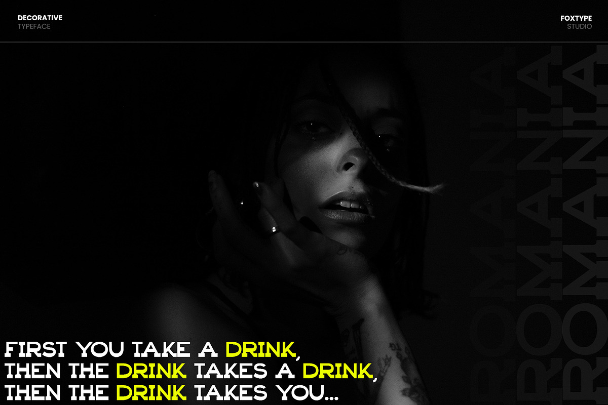 Macallan Decorative Typeface, a Sans Serif Font by Foxtype (Photo 3 of 7)