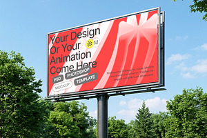 Outdoor Billboard Mockup