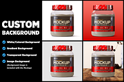 2lb Whey Protein Jar Mockup C3-Pro, a Packaging Mockup by Design Warlord (Thumbnail 12 of 17)