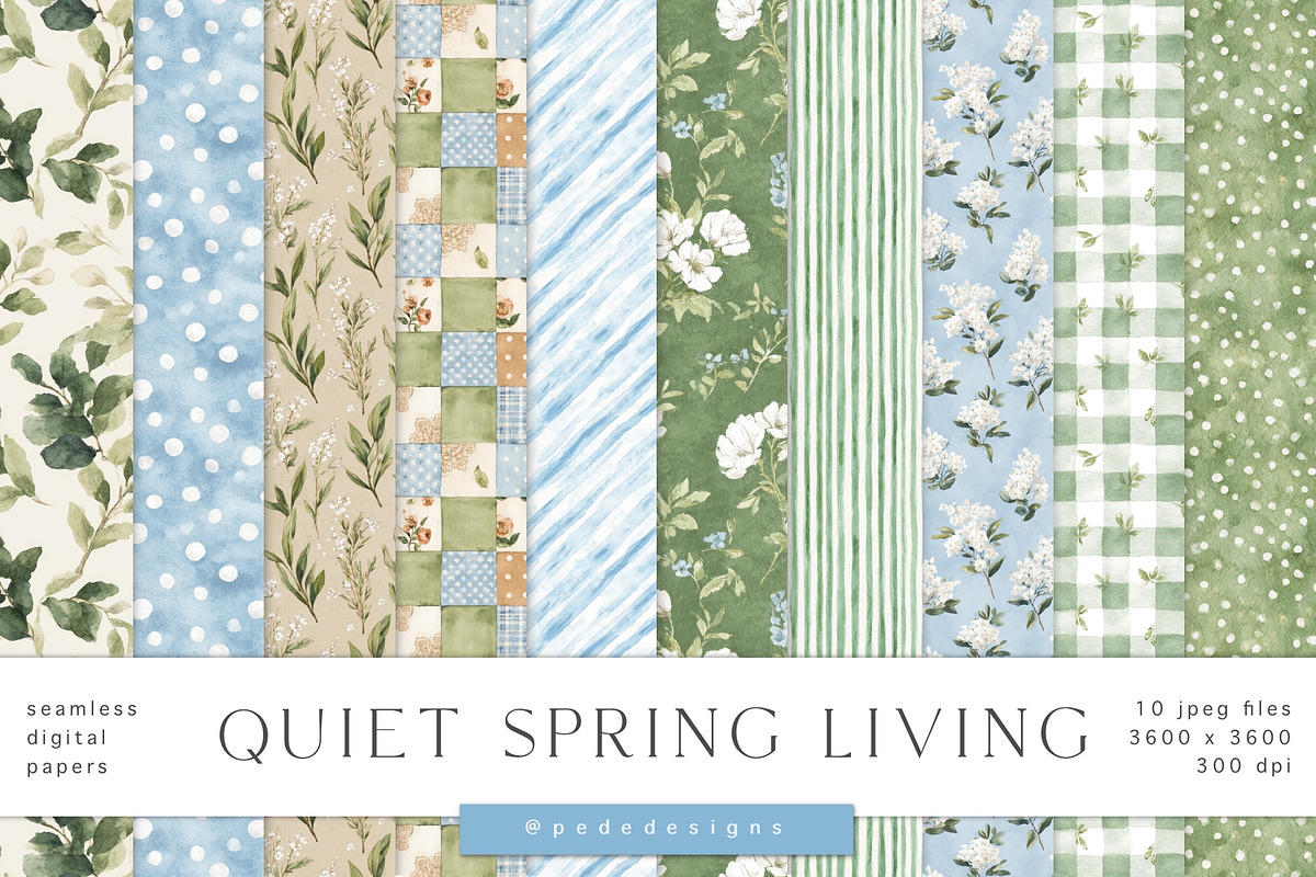 Quite Spring Living Collection, a Seasonal Illustration by PeDe Designs (Photo 23 of 27)