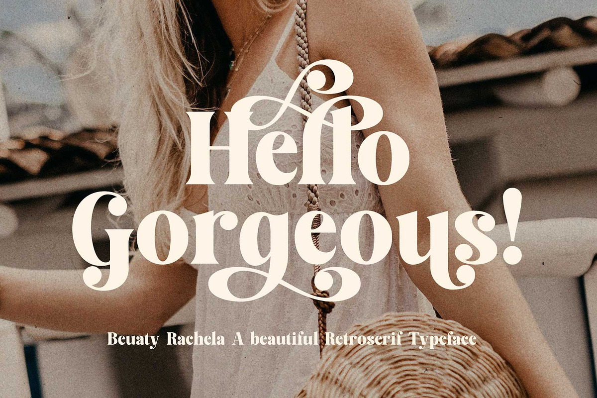 Beauty Rachela Beautiful Serif Font, a Serif Font by RantautypeStudio (Photo 5 of 17)