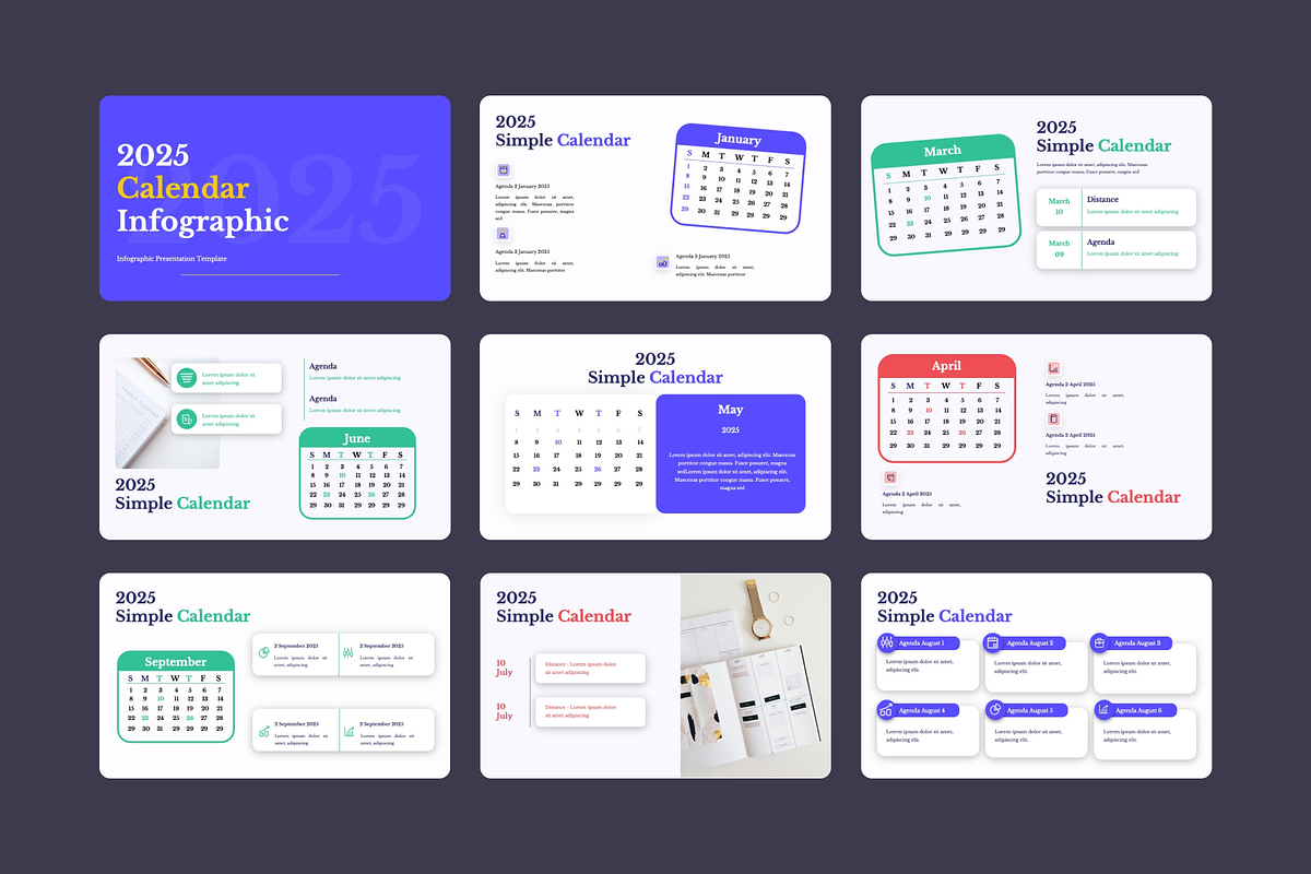Calendar - PowerPoint Presentation, a Presentation Template by Premast (Photo 2 of 3)