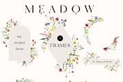 Meadow Wildflower Graphics, an Illustration by Twigs and Twine (Thumbnail 3 of 14)