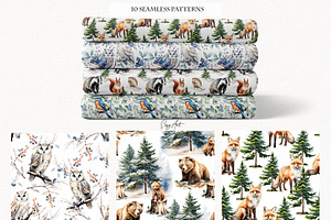 Winterfall Watercolor Collection