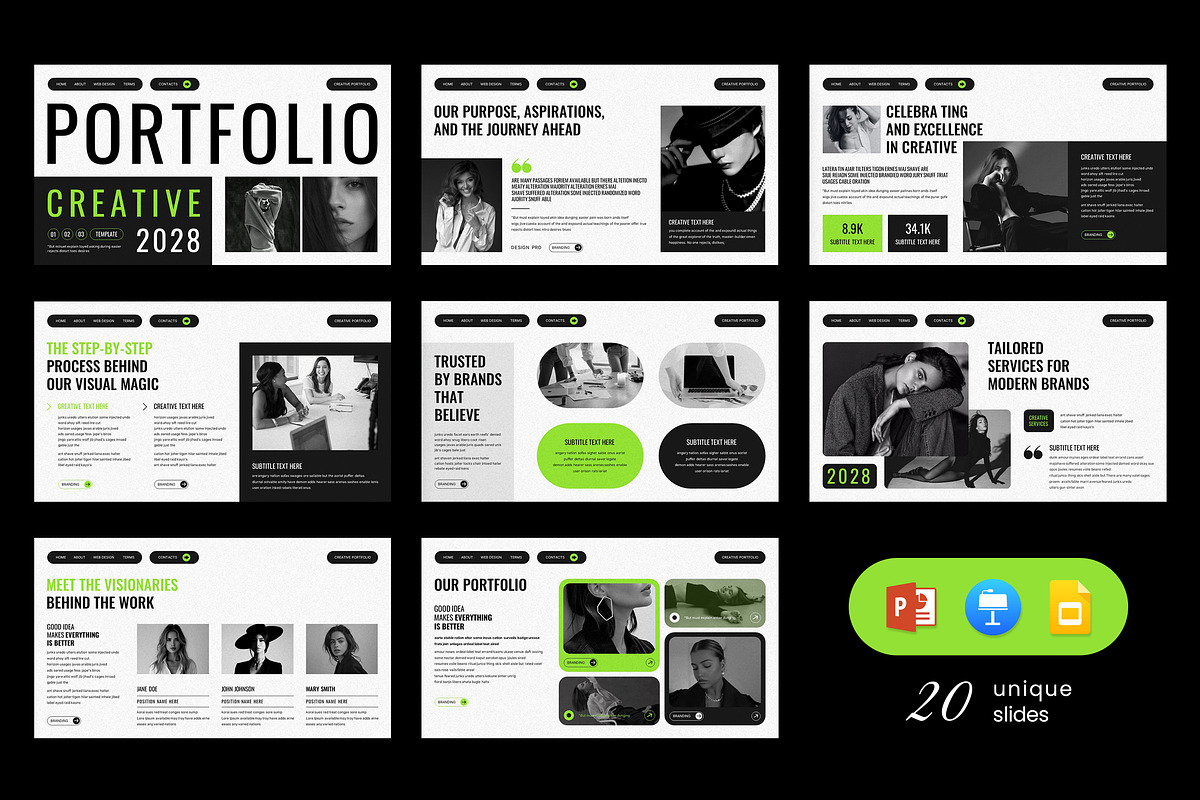 Creative Portfolio Presentation, a Presentation Template by Pradaxa (Photo 1 of 6)
