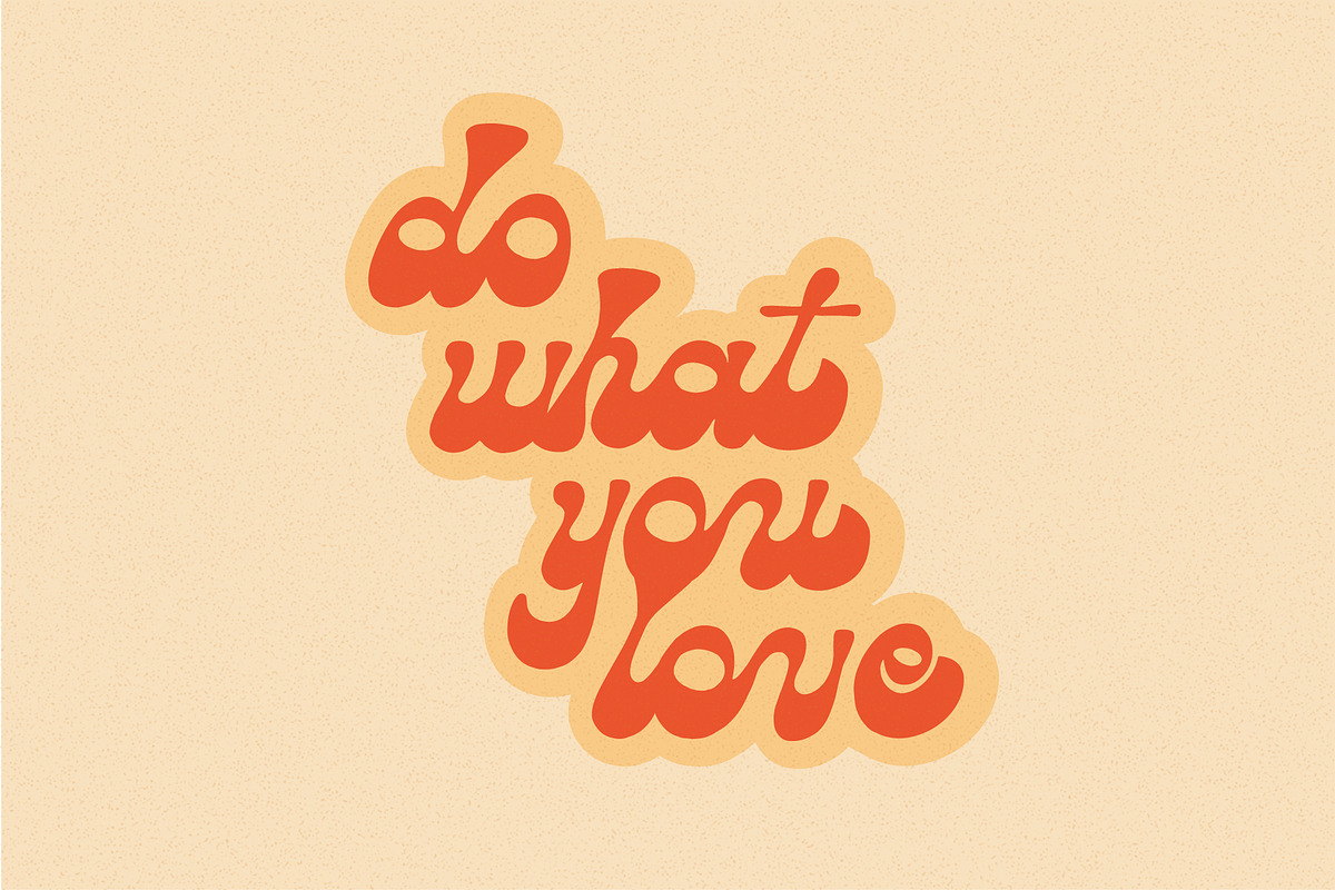 Daydreamer Retro Font, a Script Font by Rachel Kick (Photo 5 of 7)