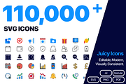 110,000+ Juicy Icons Pro Bundle, an Outline Icon by Juicy Icons (Thumbnail 1 of 6)