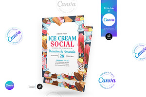 Ice Cream Social Flyer