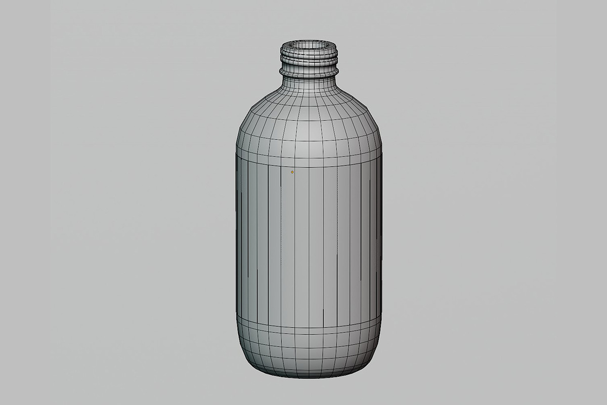 Medicine glass bottle, an Object 3D Model by fahad121 (Photo 7 of 7)
