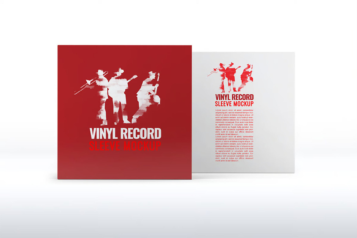 Vinyl Record Sleeve Mock-Up, a Product Mockup by Xtrahive