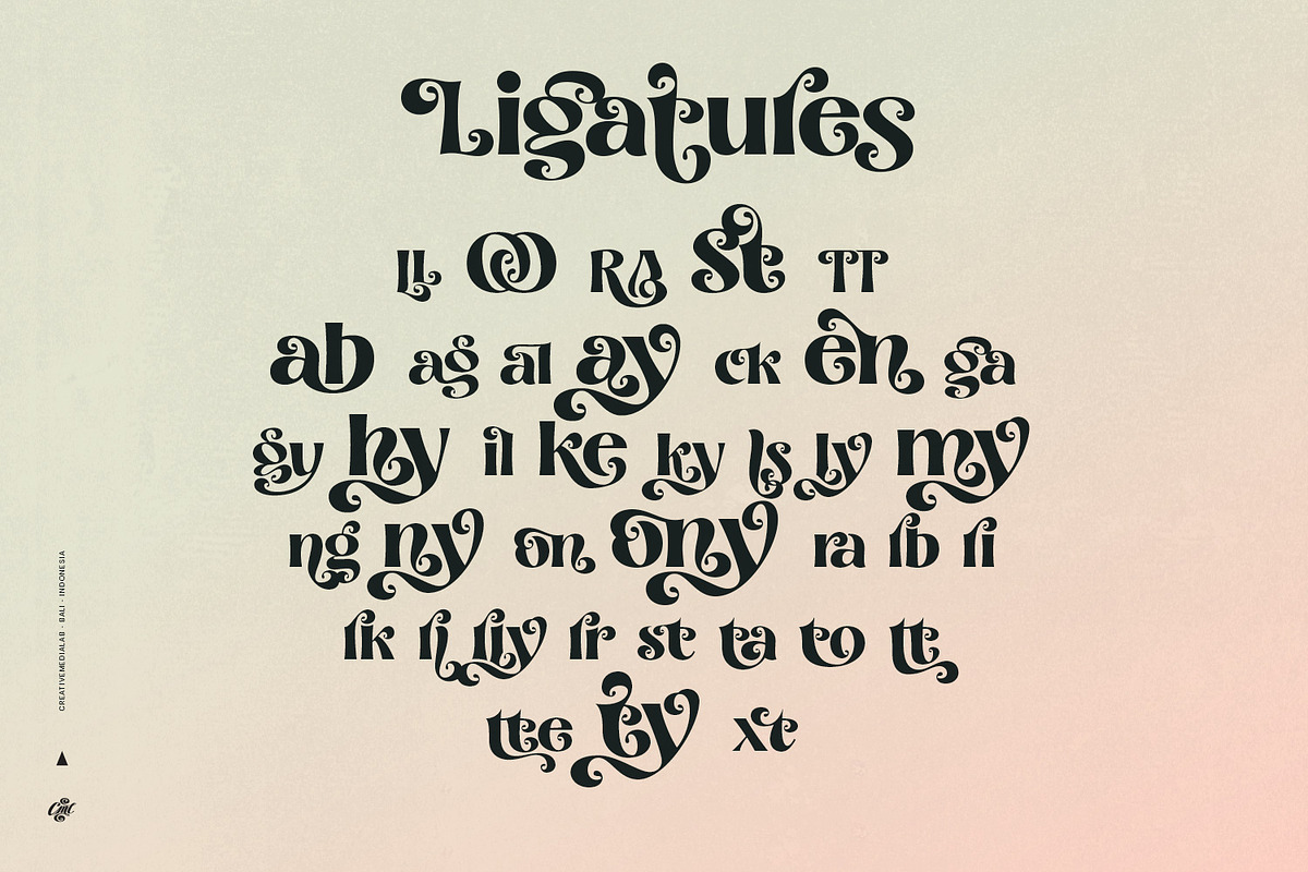 Bonello - Modern Display Font, a Font by creativemedialab (Photo 6 of 19)