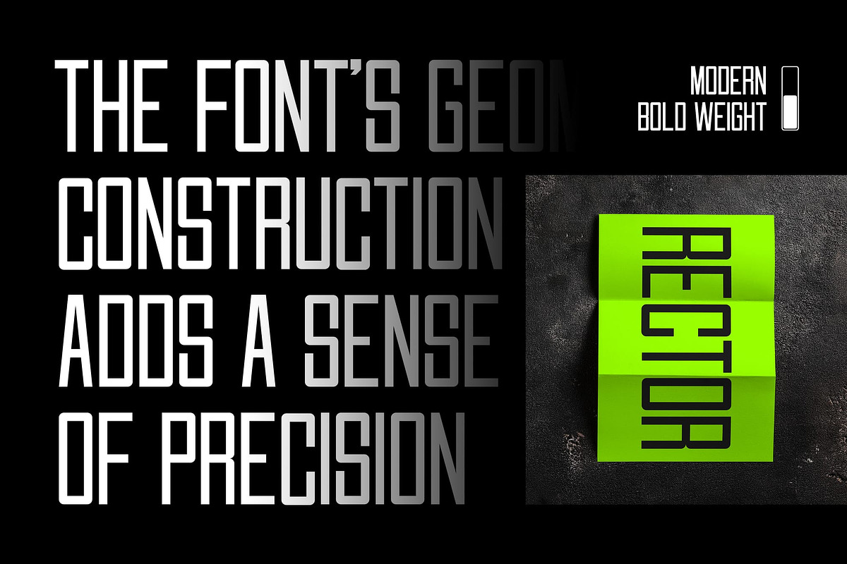 Rector, a Sans Serif Font by Lemockup (Photo 11 of 13)