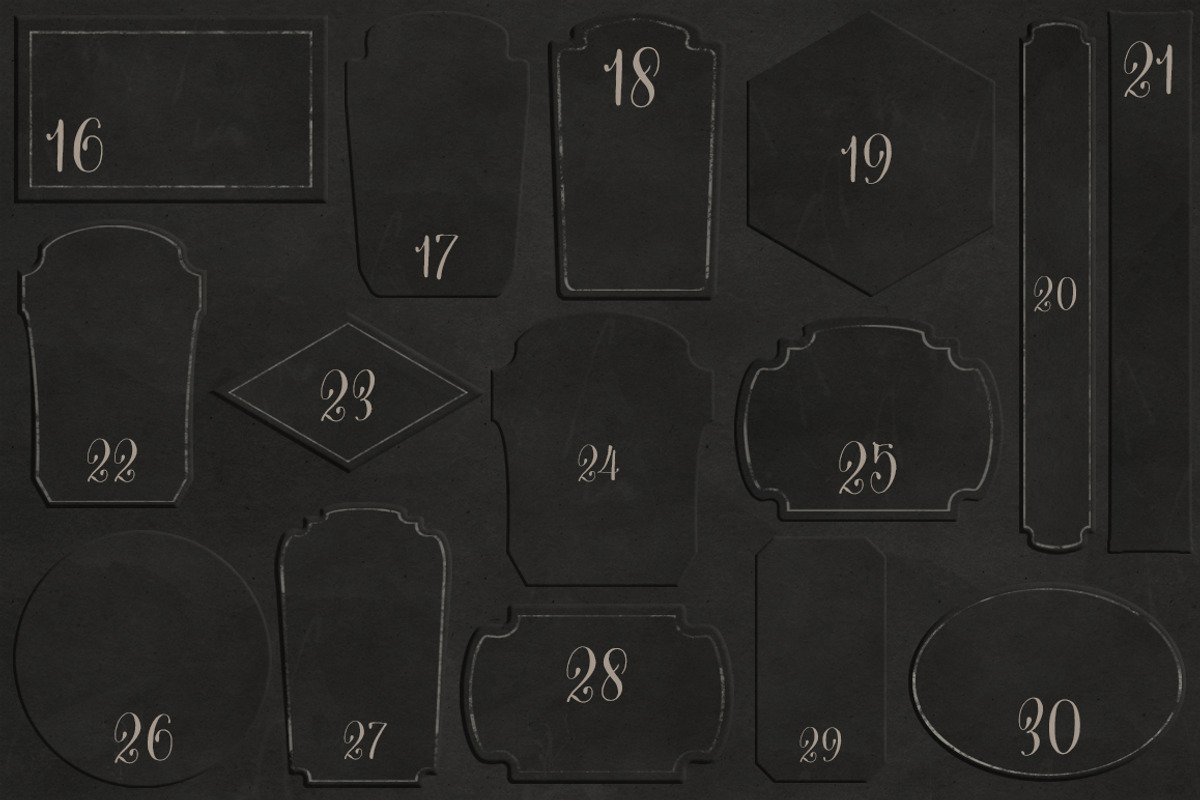 Elegant chalk labels, a Graphic by Irtsya (Photo 3 of 3)
