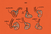 Dead Head Procreate Brush Set, a Brush Add-On by Idle Letters (Thumbnail 3 of 11)